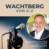 „Tonstudio“ im Rathaus: Bürgermeister Jörg Schmidt (re.) mit Landwirt Michael Hüllen bei der Aufnahme der aktuellen Podcast-Folge. (Foto: Gemeinde Wachtberg/mt).